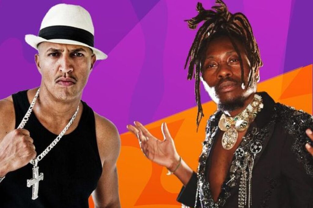 Mano Brown e Rincon Sapiência na capa do festival do Rap in Cena