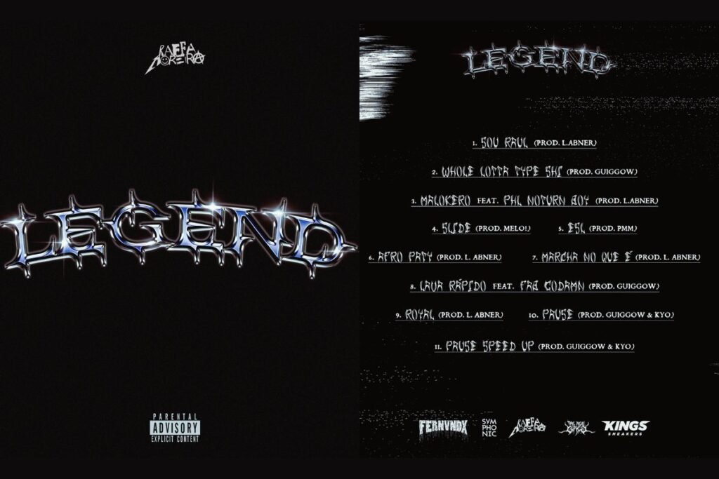 Capa do álbum 'Legend' de Raffa Moreira