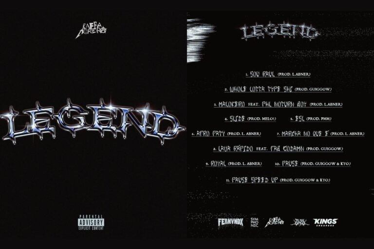 Capa do álbum 'Legend' de Raffa Moreira