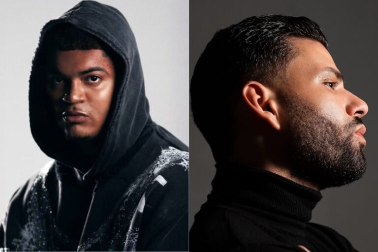 Jovem Dex ao lado de Krawk (edição)