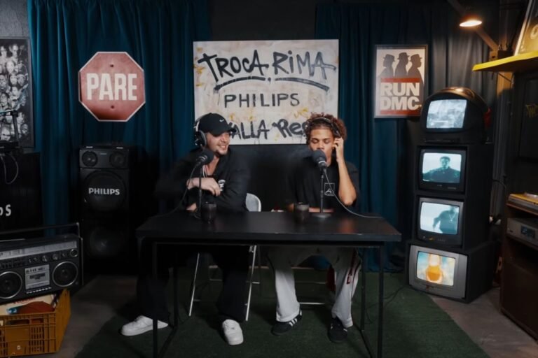 Jotapê e Nog no Ep. 1 do Troca Rima