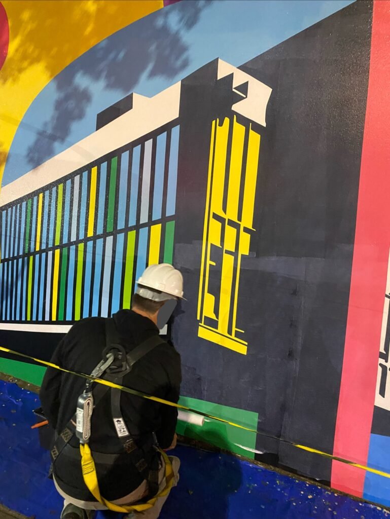 Mural de 74 Metros na Rua Augusta